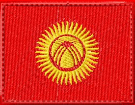 Нашивка флаг Киргизии