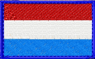 Нашивка на рукав флаг Люксембурга