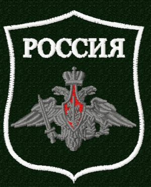 Шеврон орел с венком на парадную форму