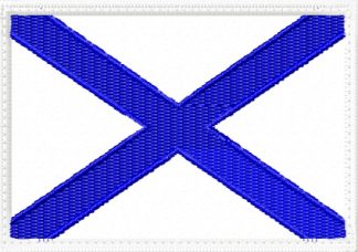 Нашивка флаг ВМФ-Андреевский флаг