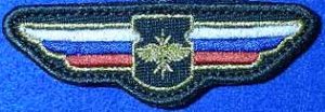 Нагрудная нашивка войск связи