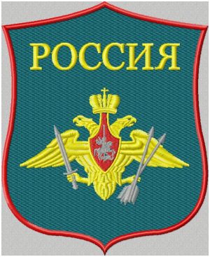 Шеврон РВСН нового образца на парадную форму