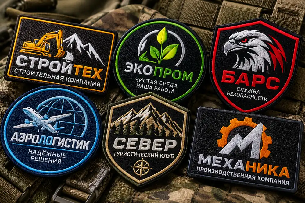 Шевроны с логотипом на заказ 1
